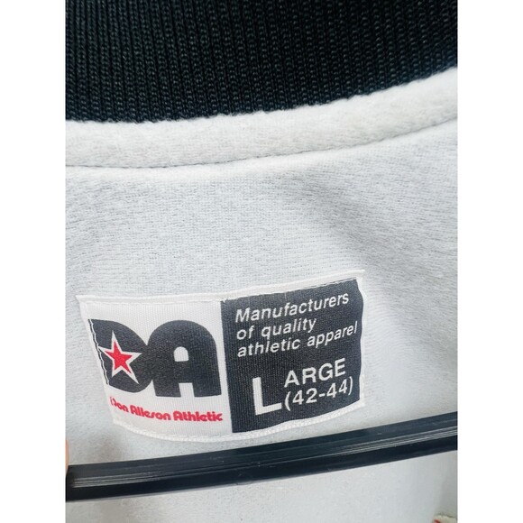 Vintage Chevrolet Heartbeat of America Jacket Mens Large Black Satin Bomber 90s - Picture 7 of 14